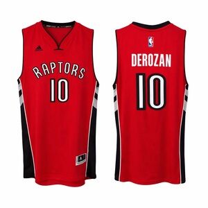 Adidas Raptors DeMar DeRozan #10 Swingman Jersey • Men’s Large L